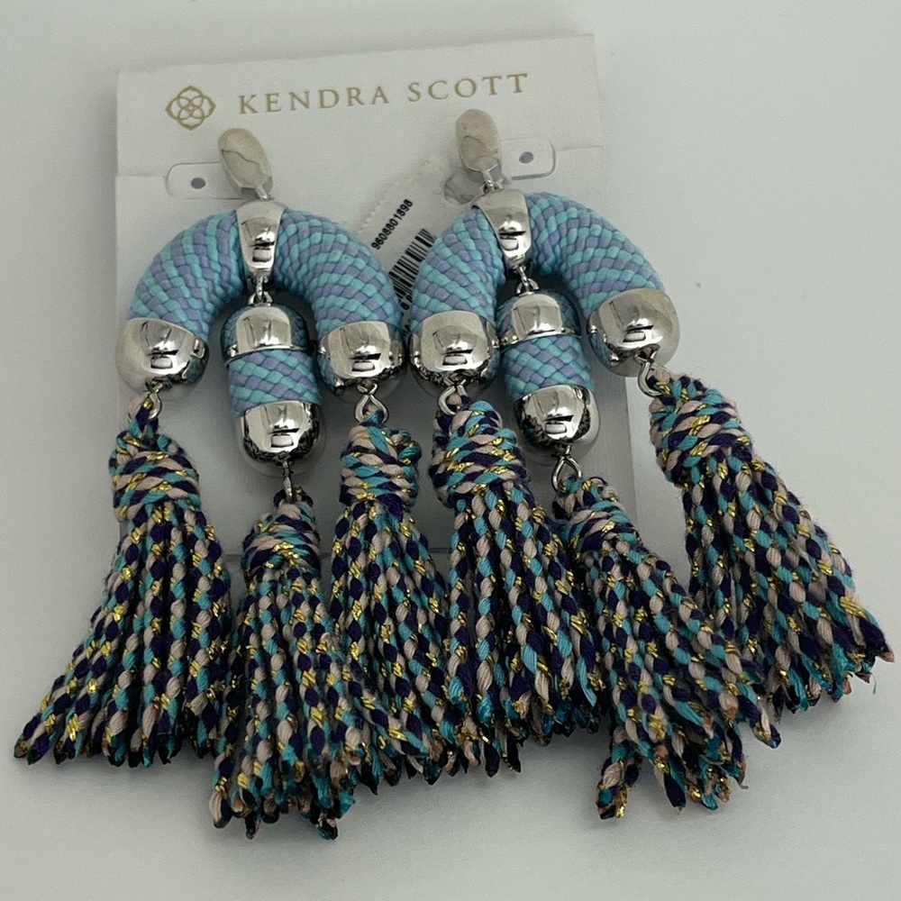 Kendra Scott Masie Statement Tassel Drop Earrings